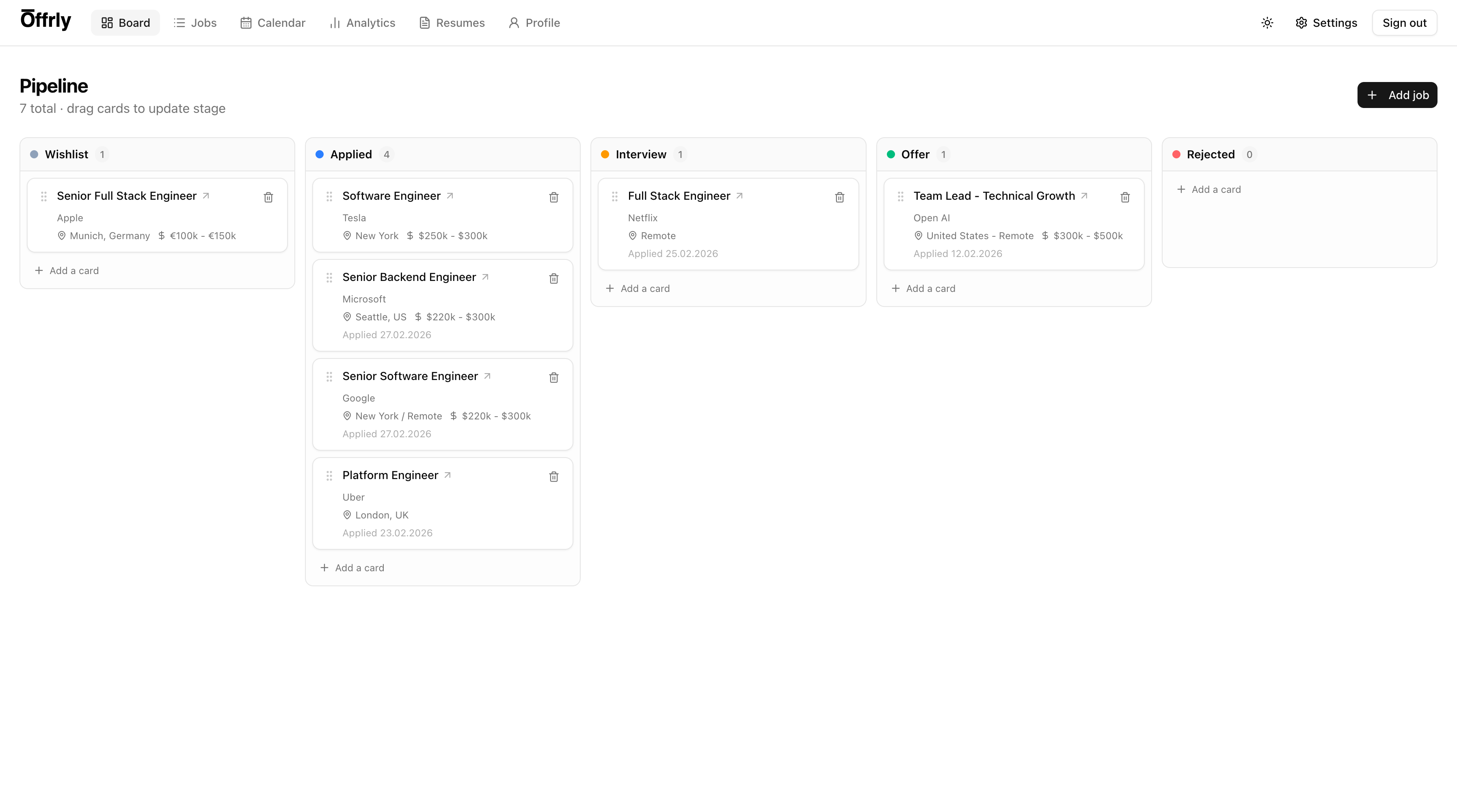 Live drag-and-drop pipeline for fast stage updates